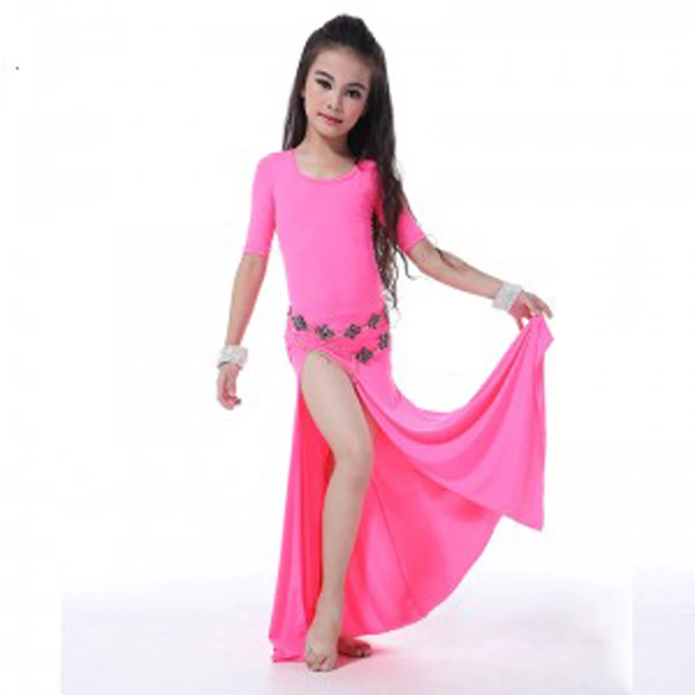 Новое поступление 2016 года пикантные Детские костюмы для танца живота красивая