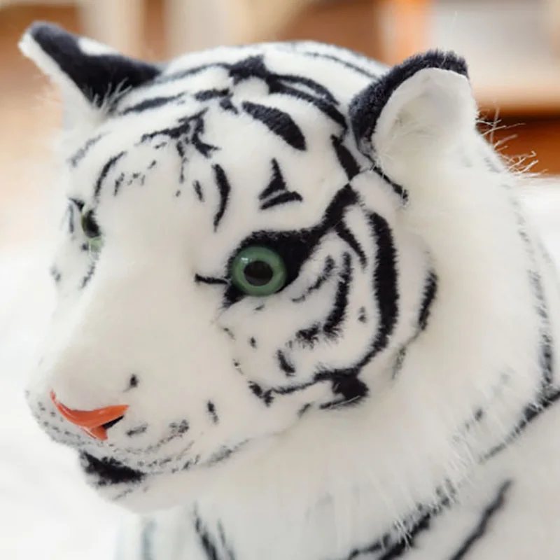 Милые плюшевые белые тигры плюшевая кукла животного Beanie бу живой тигр модель