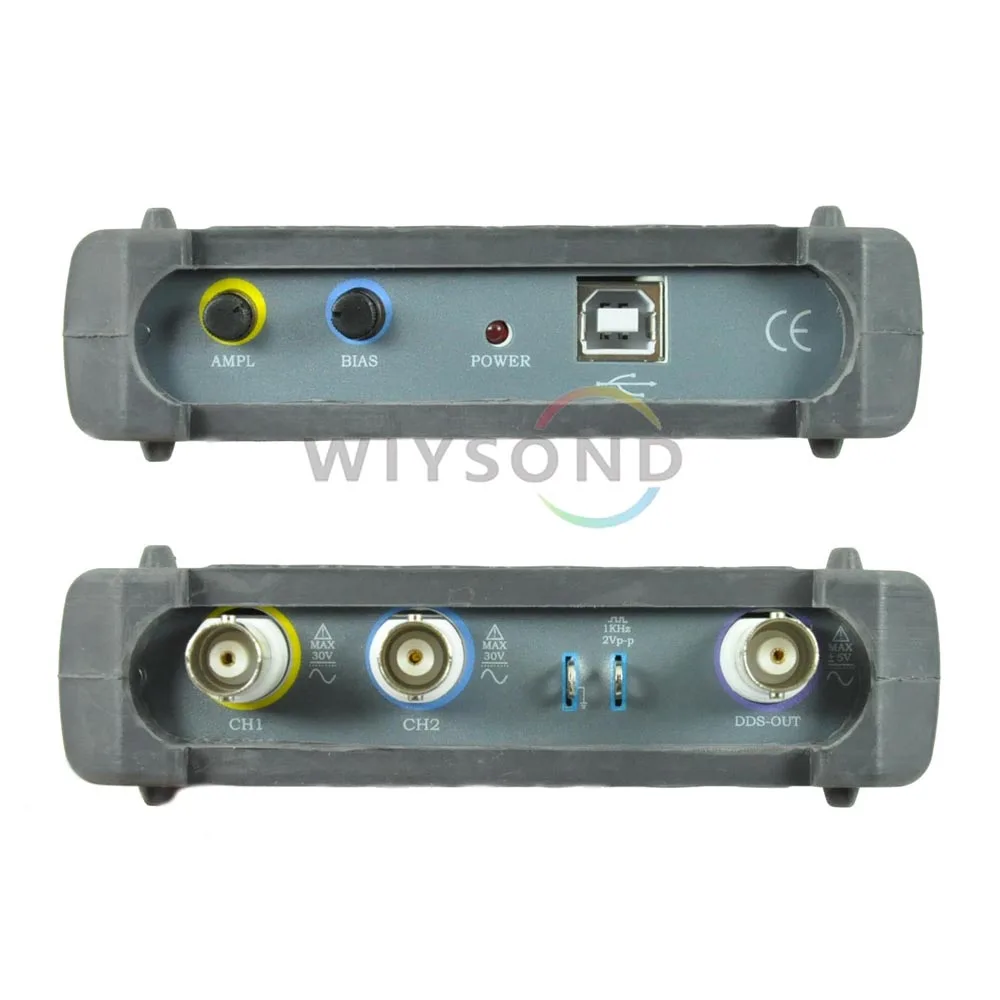 O043 ISDS220B 4 в 1 2CH 60 МГц 200MSa/s USB на базе ПК цифровой осциллограф/анализатор спектра/DDS/развертки+ аттенюатор