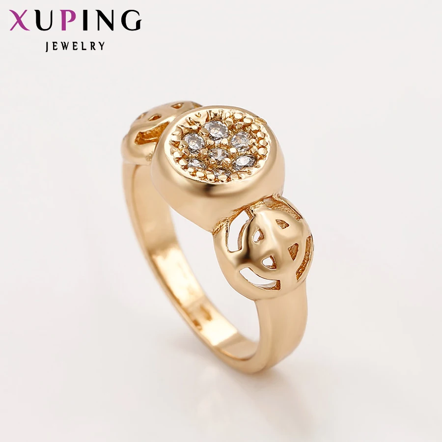 Брендовое кольцо Xuping с фианитами для женщин модные летние ювелирные изделия