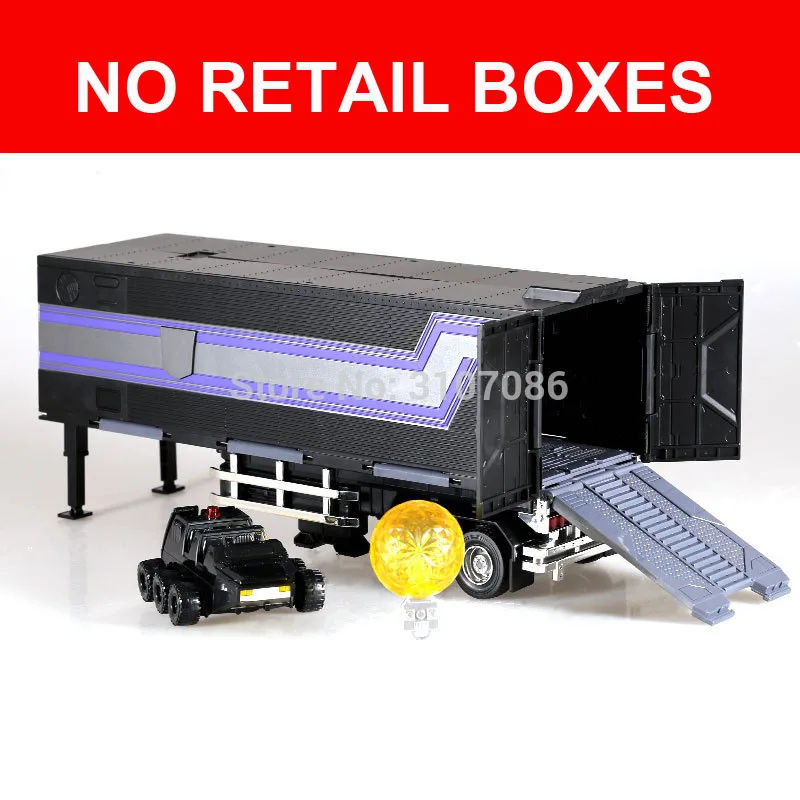 Trailer B No Box WJ MPP10 MPP-10B G1 трансформация OP Commander черный грузовик прицеп MP сплав литья под давлением лидер негабаритных фигурка коллекция робот игрушка - Цвет: Trailer B No Box