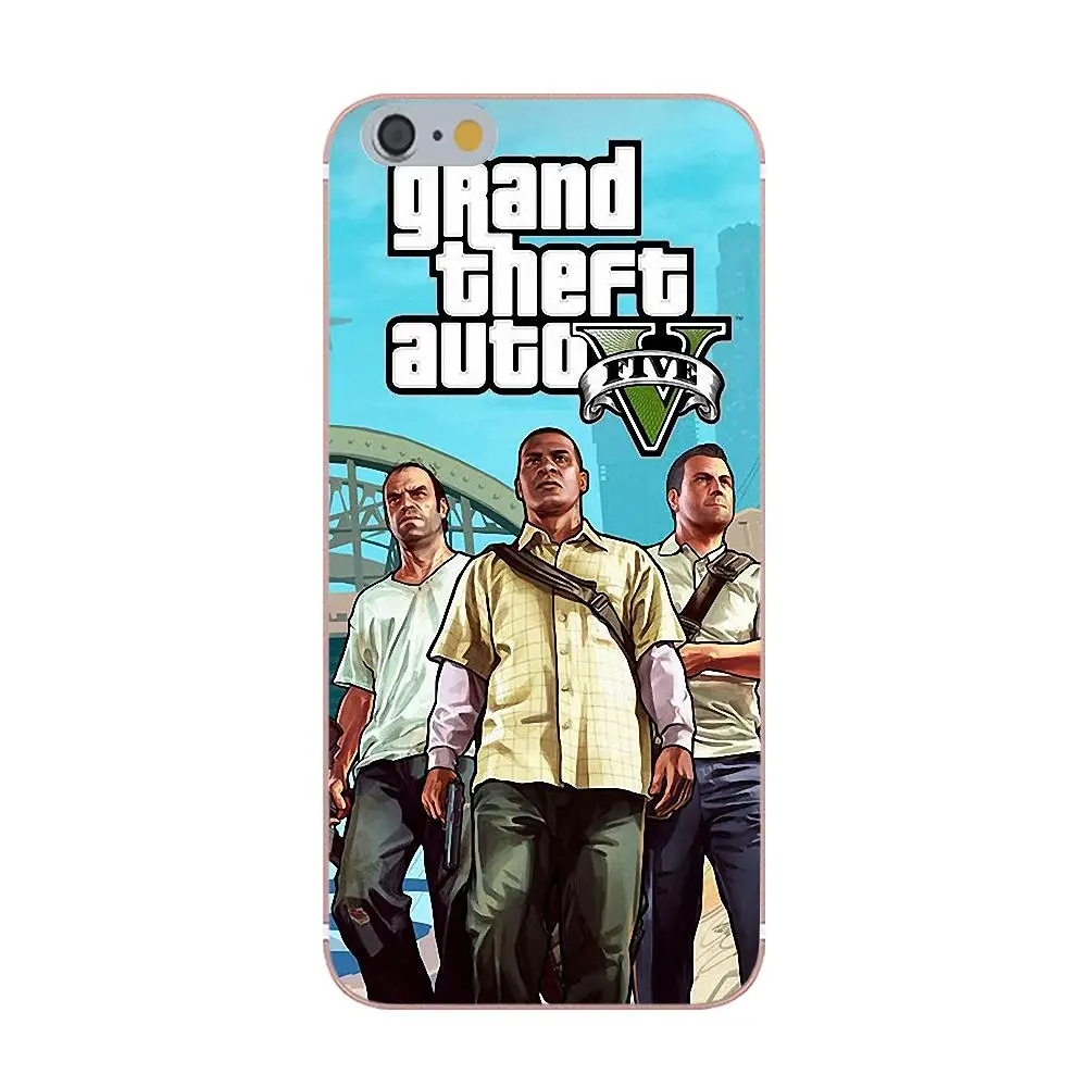 Мягкие чехлы из ТПУ чехол для Xiaomi Redmi 5 4A 3 3S Pro Mi4 Mi4i Mi5 Mi5S Mi Max Mix 2 Note 4 Plus Grand Theft Auto Gta