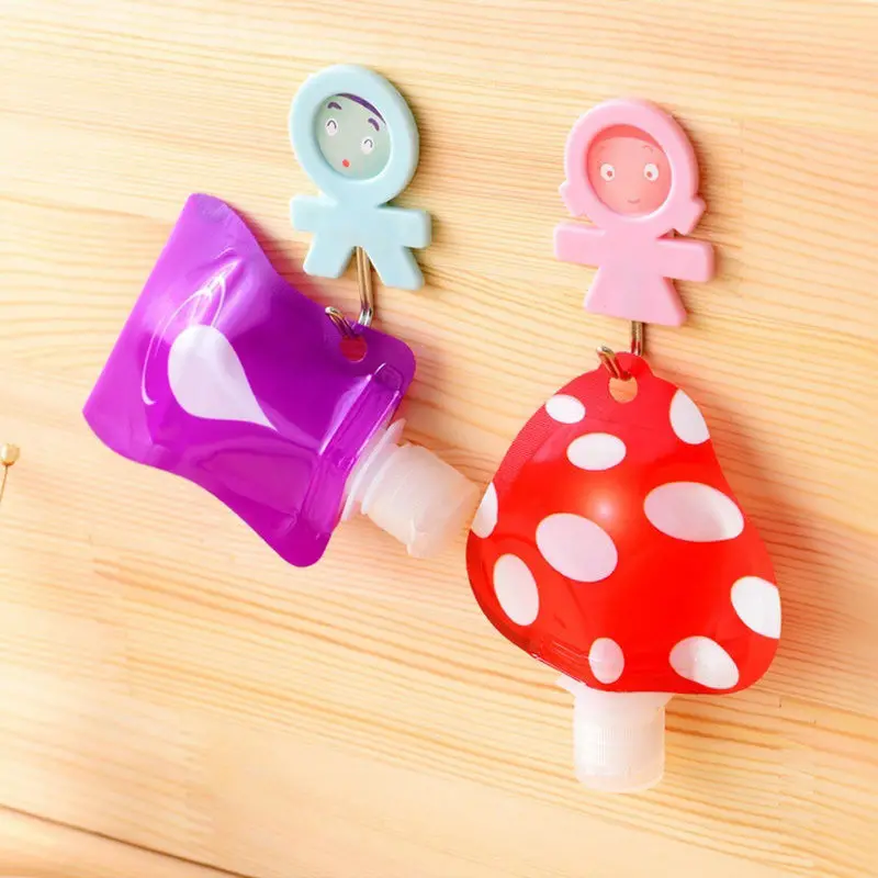 Милые портативные дорожные флаконы для хранения косметики шампуня жидкости