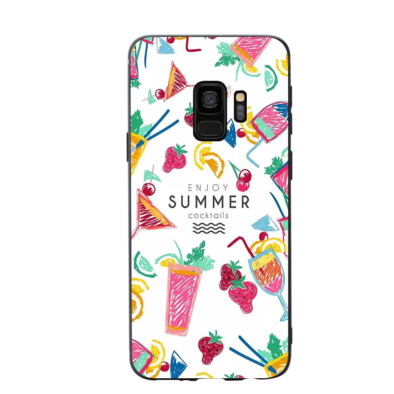MA Retro Summer Style Fashion Woman Phone Case Cover For Samsung Galaxy S6 S7 edge S8plus S9 S10plus lite Soft TPU | Мобильные