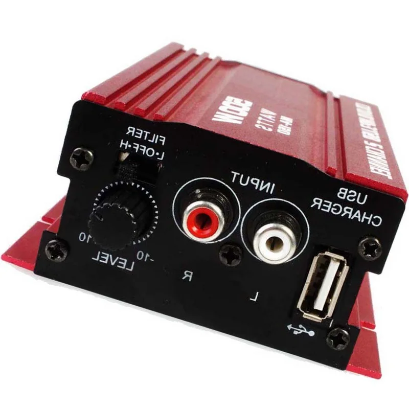 Цифровой усилитель мощности 2 канала 20 Вт * hi fi 12 в стерео аудио CD DVD MP3 USB