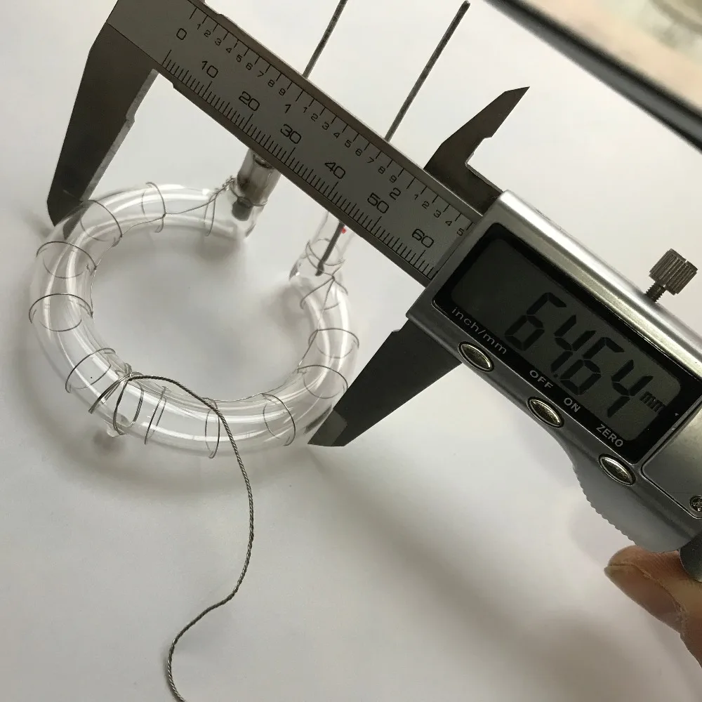 Копия 300 Вт 400 Вт 500 Вт 600 Вт Кольцевая вспышка ксеноновая лампа Flashtube 5500K запасная часть фотостудия Speedlight Lighting