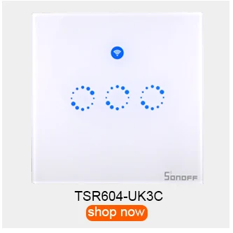 SONOFF Wifi умный настенный выключатель ЕС стеклянная панель сенсорный светильник Led 1 комплект беспроводной пульт дистанционного управления реле таймер розетка Google Home