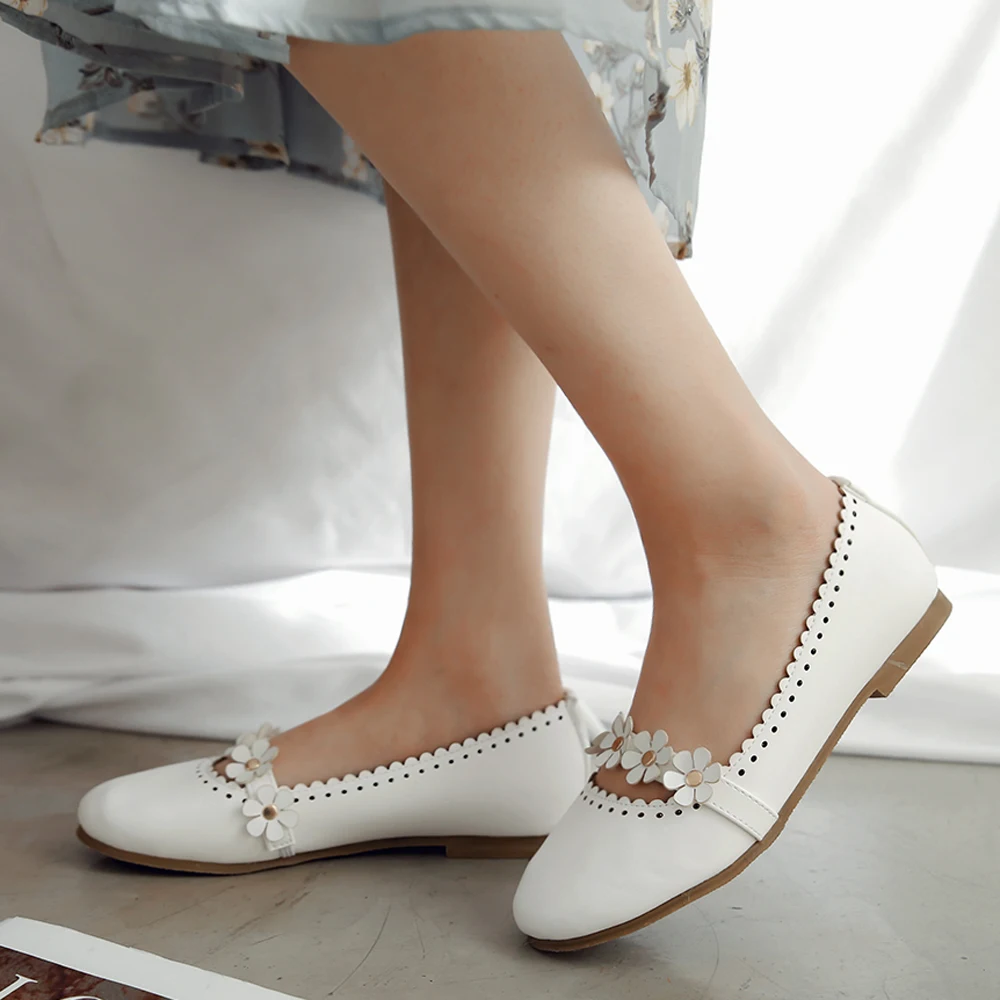 FOREADA/женские балетки на плоской подошве Весенняя Мягкая Повседневная обувь Туфли