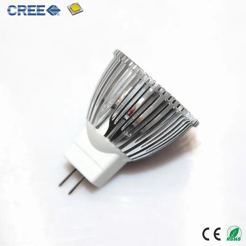 Супер яркий MR11 GU4 3 Вт 3x1 Вт CREE Светодиодный точечный светильник с регулируемой яркостью DC12V теплый белый холодный белый GU4 светодиодный светильник