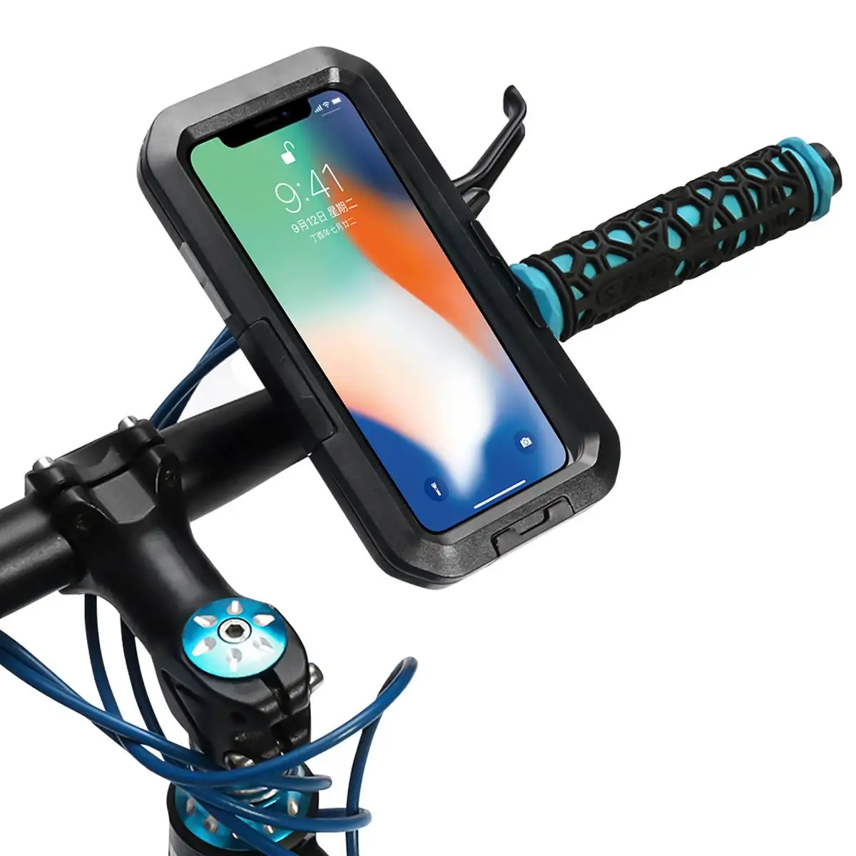 IPX8 водонепроницаемый защитный чехол для iPhone X MTB велосипед мотоцикл ручка держатель сотовый телефон сумка чехол для плавания