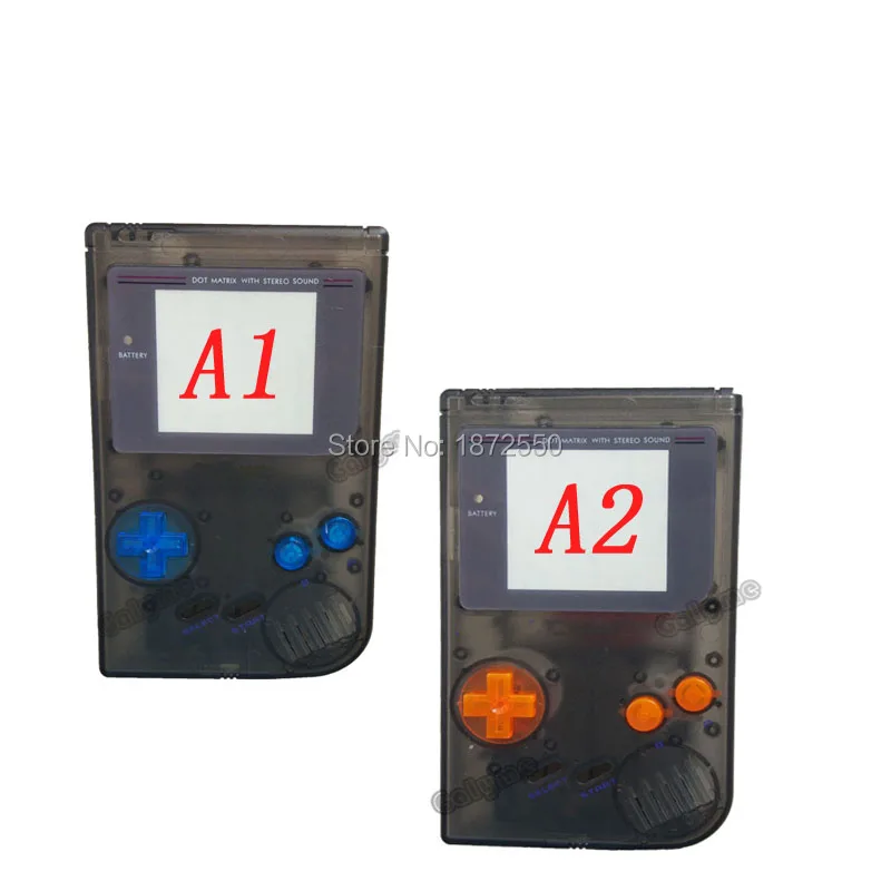 2 шт./лот популярный Сменный Чехол для игр пластиковый чехол GBGameboy Classic Transprent