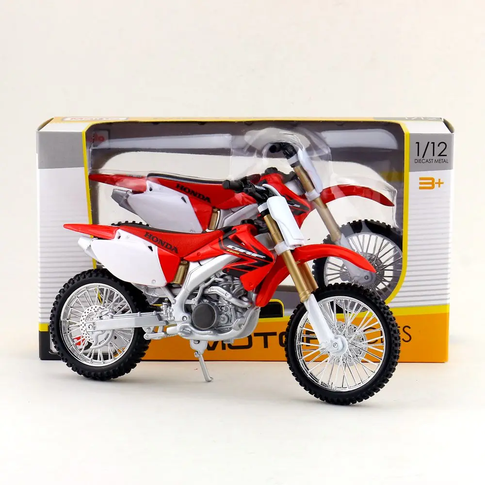 Maisto/масштаб 1:12/модель литая под давлением мотоциклетная игрушка/Honda CRF450R