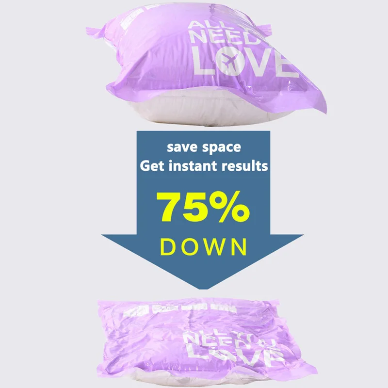 2 шт. вакуумные компрессионные сумки HMUNII водонепроницаемая сумка Органайзер для