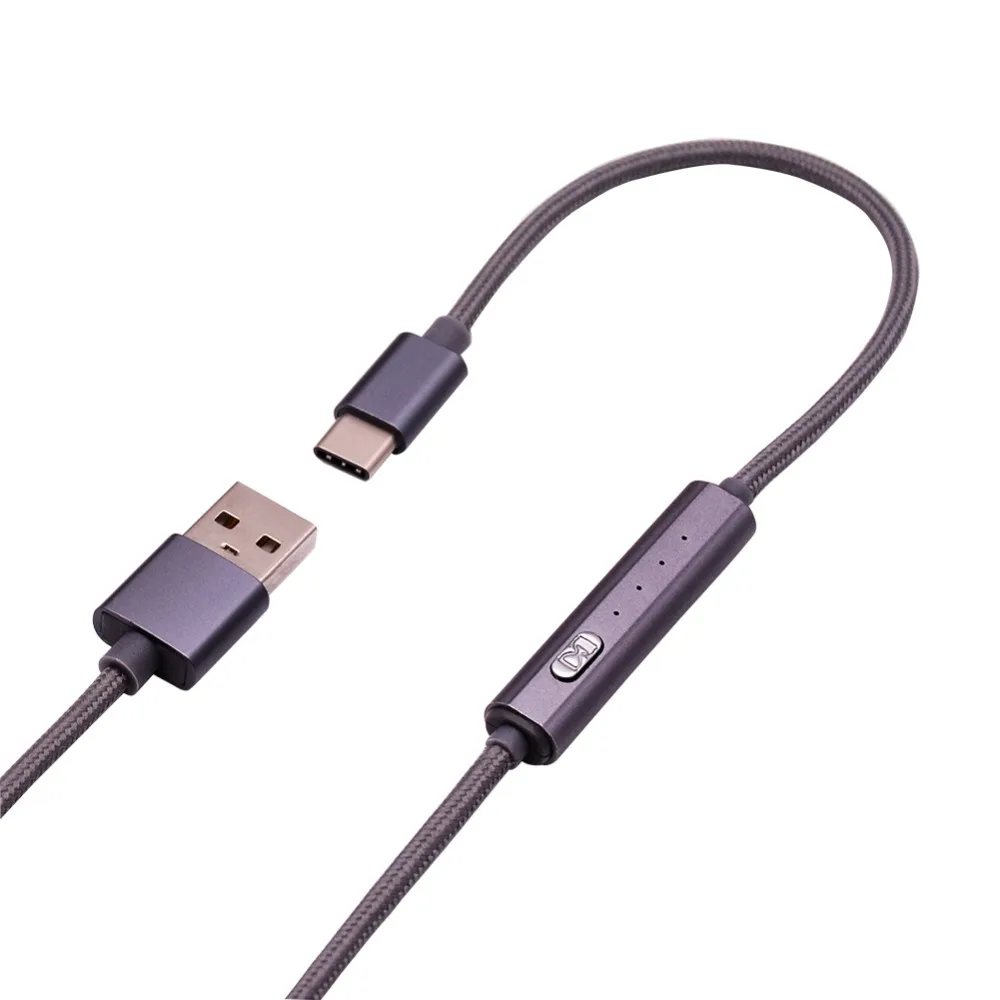 Ranboda 1 м 2 м usb type C кабель с таймером 2.4A Быстрая зарядка нейлоновый плетеный кабель type-C для samsung huawei xiaomi черный