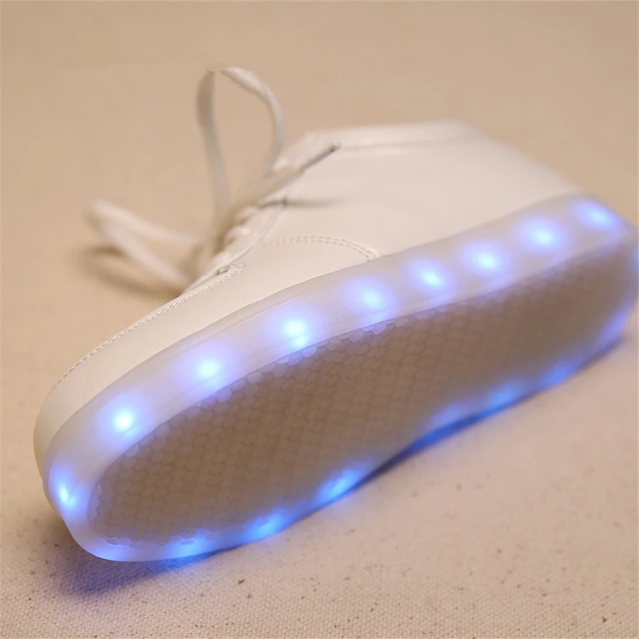 Дети света до Обувь с обувь зарядкой USB со светящимися подошва светит Детские