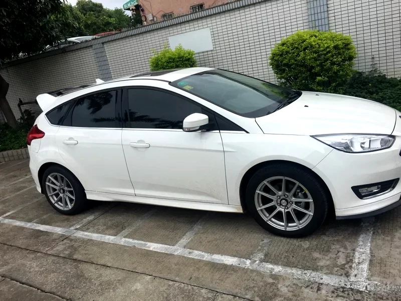 Для Ford Focus ST спойлер 2012- Высококачественный ABS Материал заднее крыло автомобиля праймер цвет задний спойлер для Focus ST спойлер