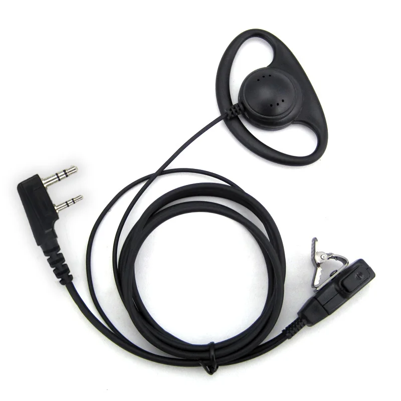 Двусторонняя радиосвязь с крючком для Kenwood Baofeng рация|headset ptt|bf-888s pluscb radio |