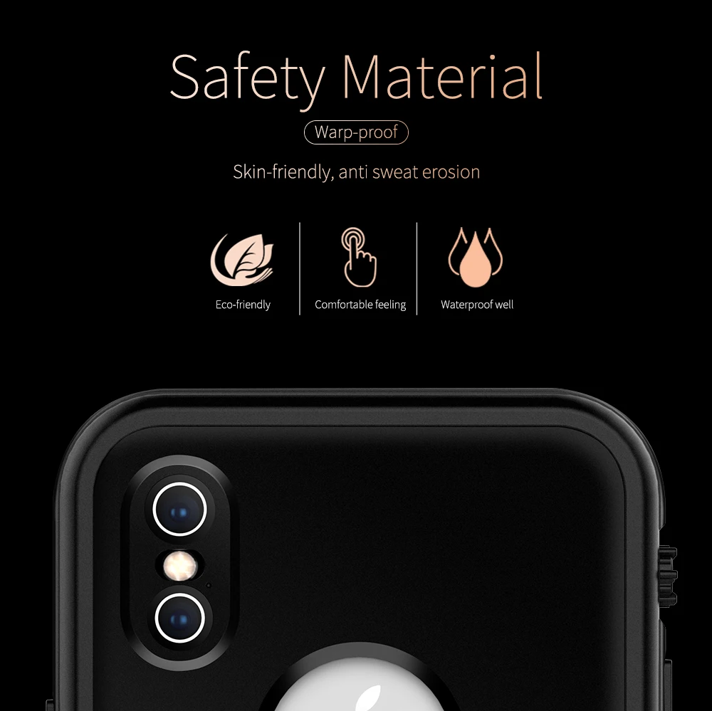Original Red Pepper IP68 Waterproof Case for Apple iPhone XR Kickstand Shockproof Dust Proof Protective case XS Max | Мобильные