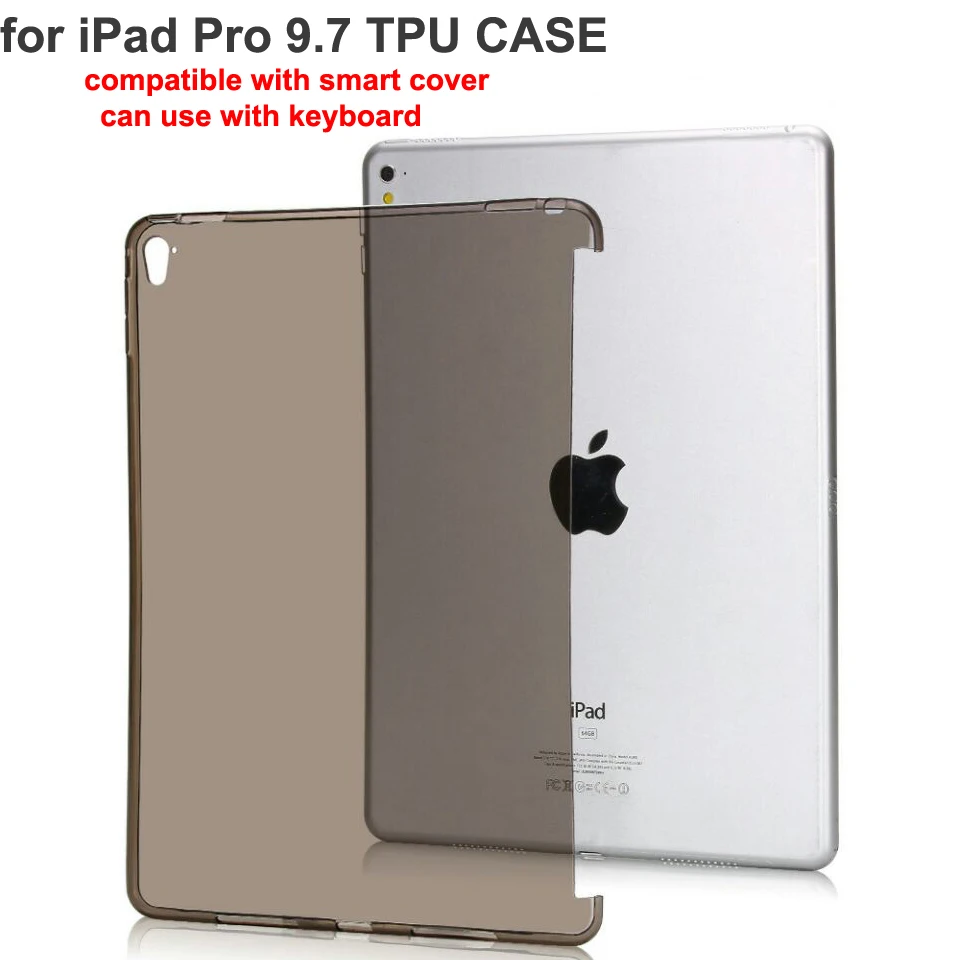 Противоударный чехол из ТПУ для iPad pro 9 7 дюйма прозрачный мягкий с высокой