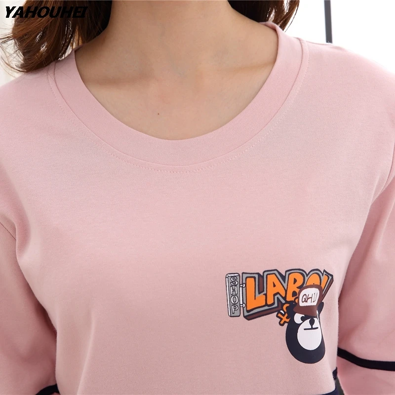 Милые пижамные комплекты с героями мультфильмов для девочек 90 s женщин коллекция