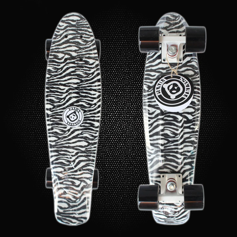 Горячая Распродажа мини крейсерская доска Пластиковый Скейтборд 22 &quotX 6&quot Ретро