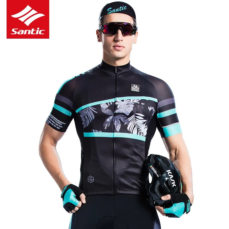 Новинка 2019 Santic Джерси для велоспорта MTB Radtrikot Herren Мужская спортивная одежда улицы