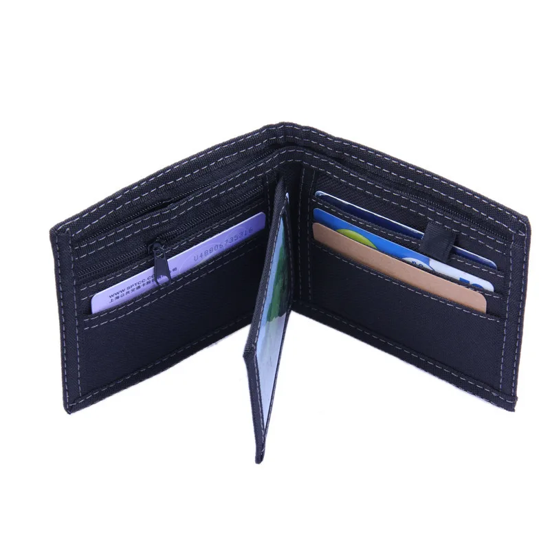 Для мужчин женщин бумажник мешок денег мальчиков двойные холст монета сумка ID