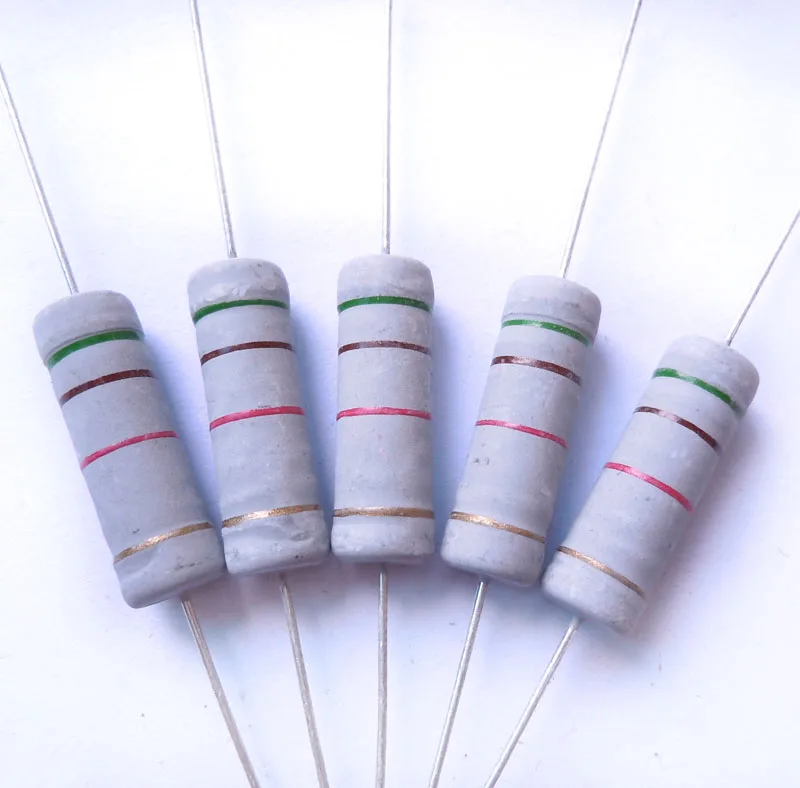 5w 5 1 k ohm 5k1 Ом 5100 100% оригинальный новый фиксированный резистор металлооксидный