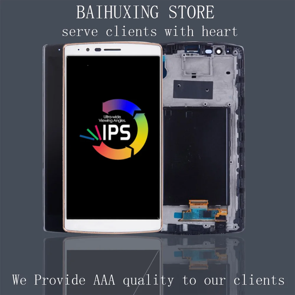 5 &quotоригинальный для LG G4 ЖК дисплей с сенсорным экраном рамкой дигитайзер Замена