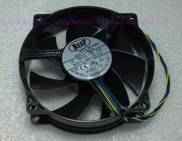 Новый сохранять A9225L12S 9025 9 см гидравлический 4PIN ШИМ контроля температуры 12V 0.20A