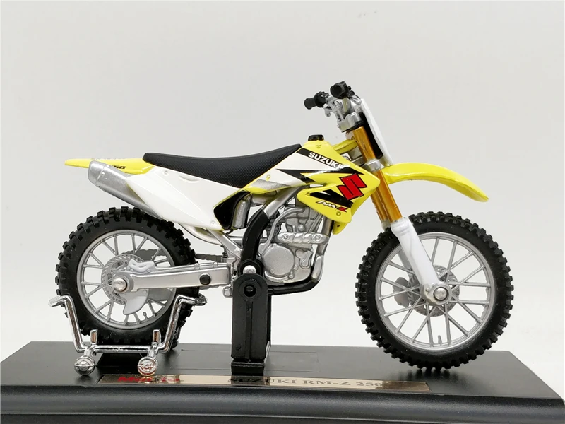Maisto 1:18 Suzuki RM-Z250 Мотокросс литой велосипед миниатюрный мотоцикл