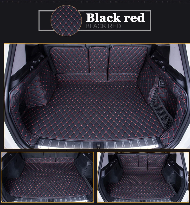 Custom fit car trunk mat for BMW X1 TPE+XPE Anti-slip leather styling tray carpet cargo liner |