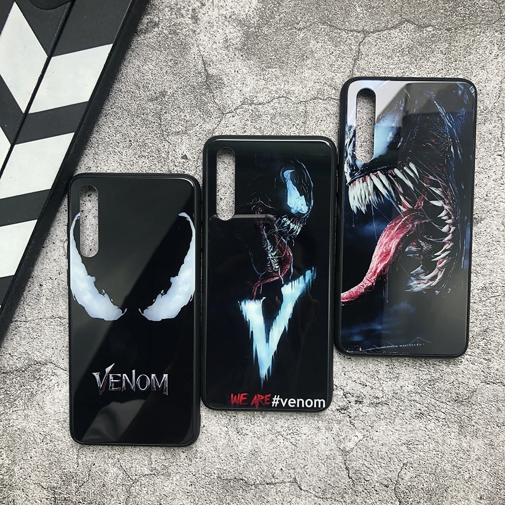 Для huawei P20 Lite чехол Venom Marvel закаленное стекло для huawei mate 9 10 Pro P10 P20 Lite Note 10 mate 20 Pro Honor v10