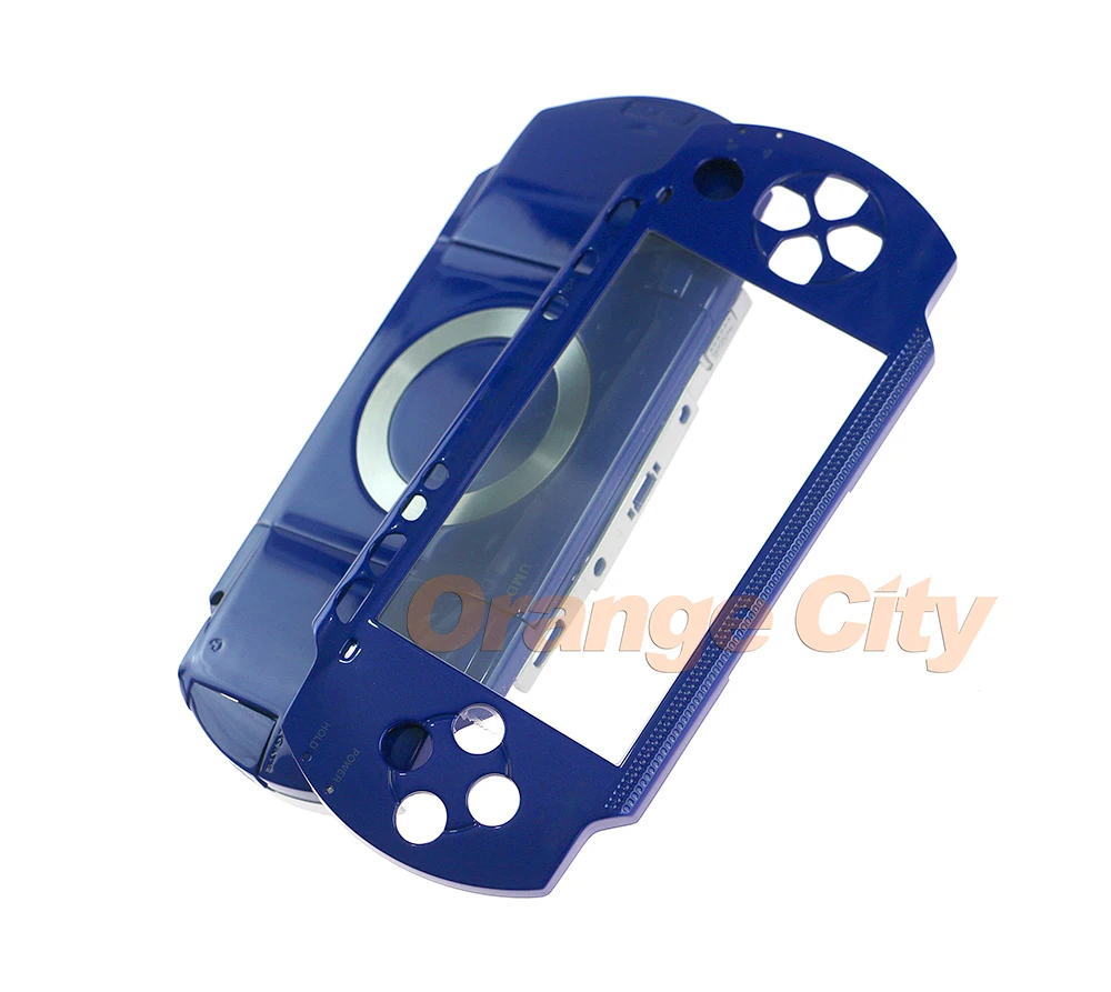 10 компл./лот для psp1000 psp 1000 полный Корпус чехол Чехол пуговицы комплект с Стикеры