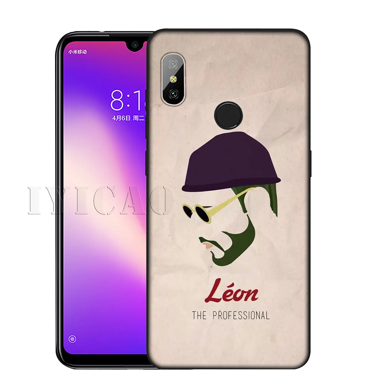 IYICAO Leon Matilda Natalie Soft Silicone Phone Case for Xiaomi Redmi K30 K20 8A 7A 6A 5A S2 GO Note 8 8T 7 5 6 Pro Cover |