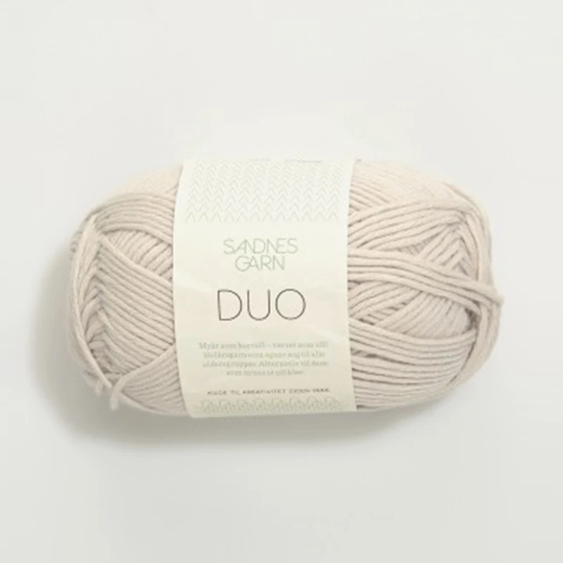 1*50 г шар Sandnes Garn DUO пряжа Мериносовая хлопковая пряжа ручная пряжа шерстяная пряжа для вязания и вязания крючком - Цвет: 1015