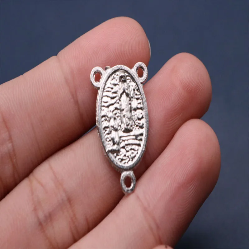 . Католический Центр Розария Фатима медаль. Ожерелье центр 100 штук|Шармы| |