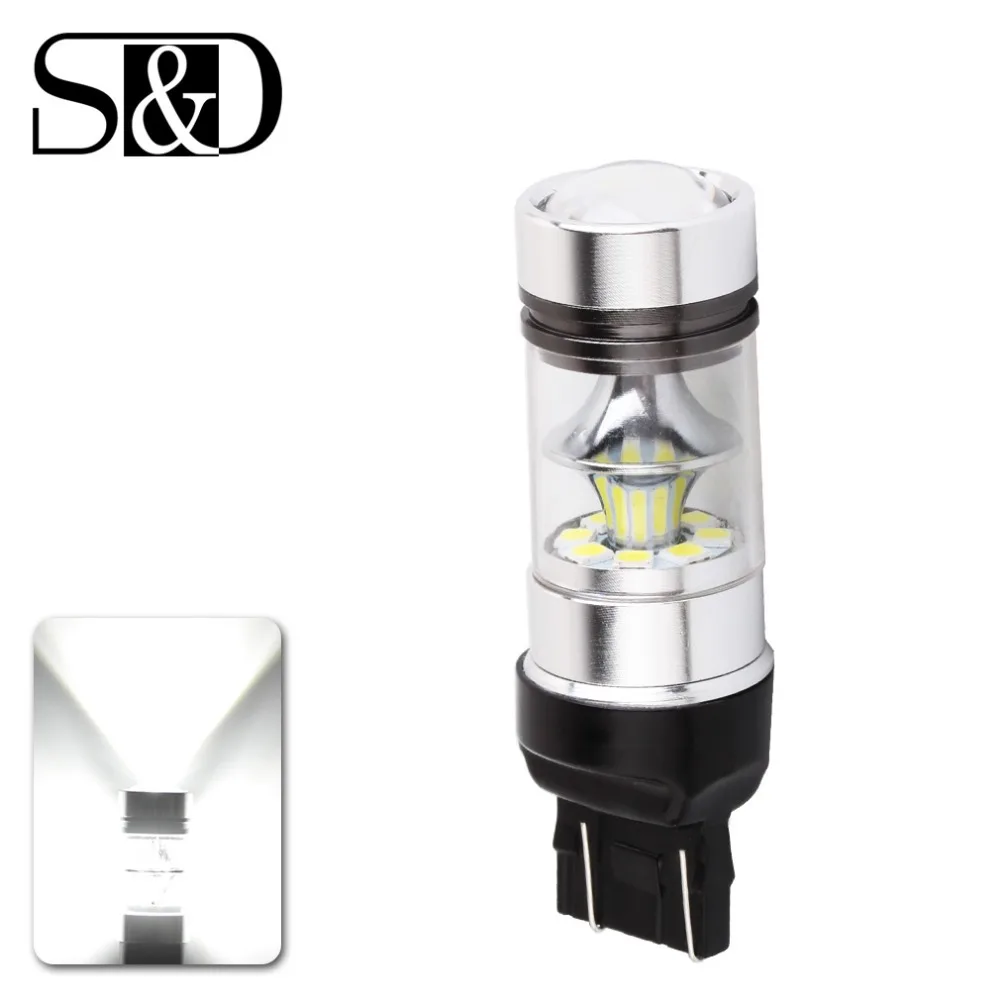T20 7443 7440 3030 20SMD W21/5 Вт светодиодный автомобильный фонарь указатель поворота стоп
