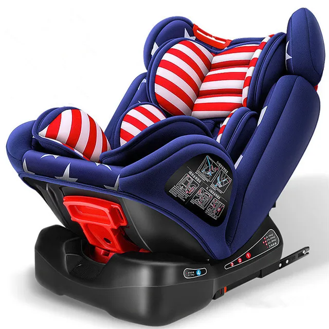 color1 Автомобильные детские безопасные сиденья CARMIND для детей от 0 до 12 лет ISOFIX жесткий интерфейс может сидеть и лежать Регулируемый 165 градусов - Цвет: color1