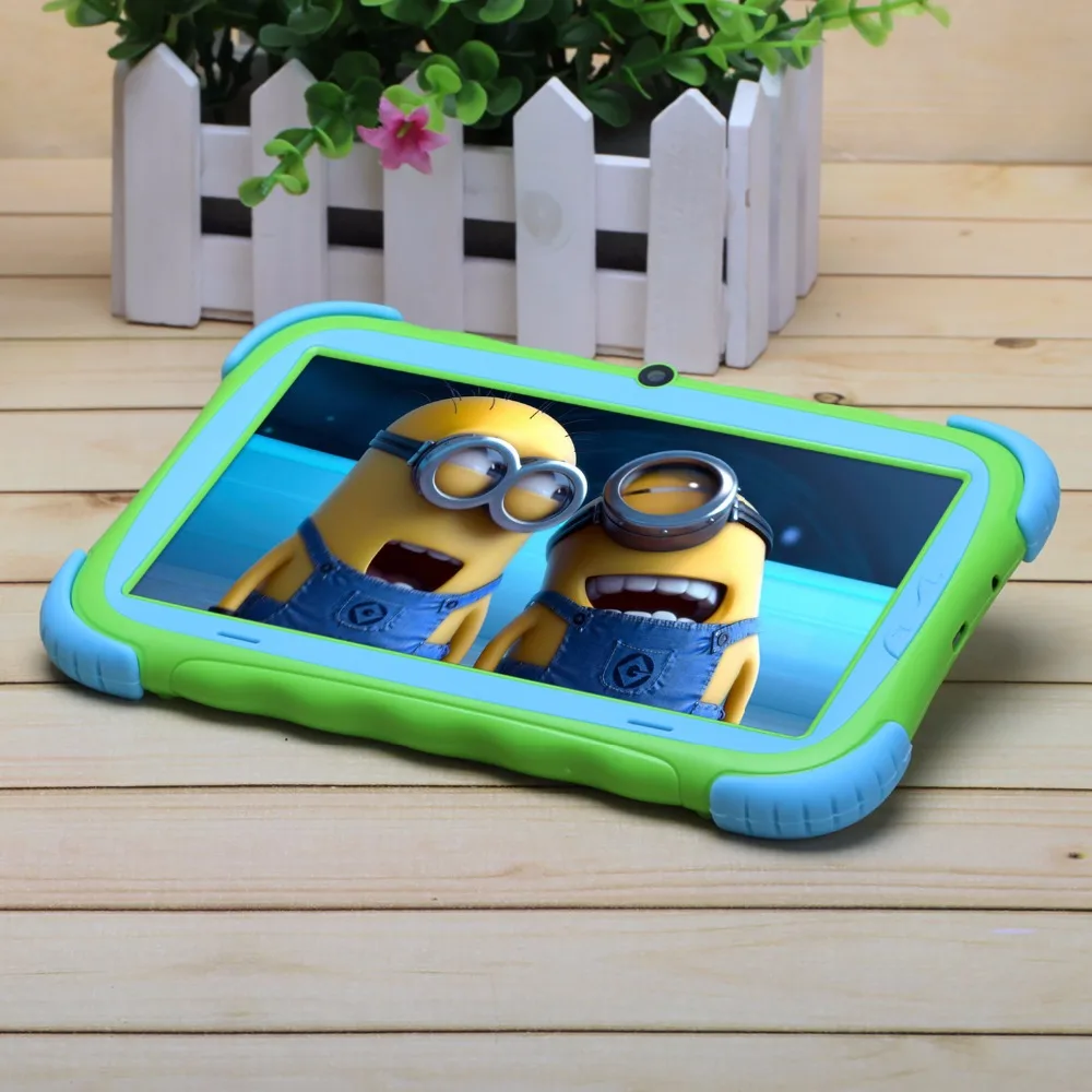 New iRULU Y5 7&quot Kids Tablet 1024*600 IPS Display Quad Core Android 7.1 OS 1G/16G Dual Camera 2800mAh Big Battery Babypad |