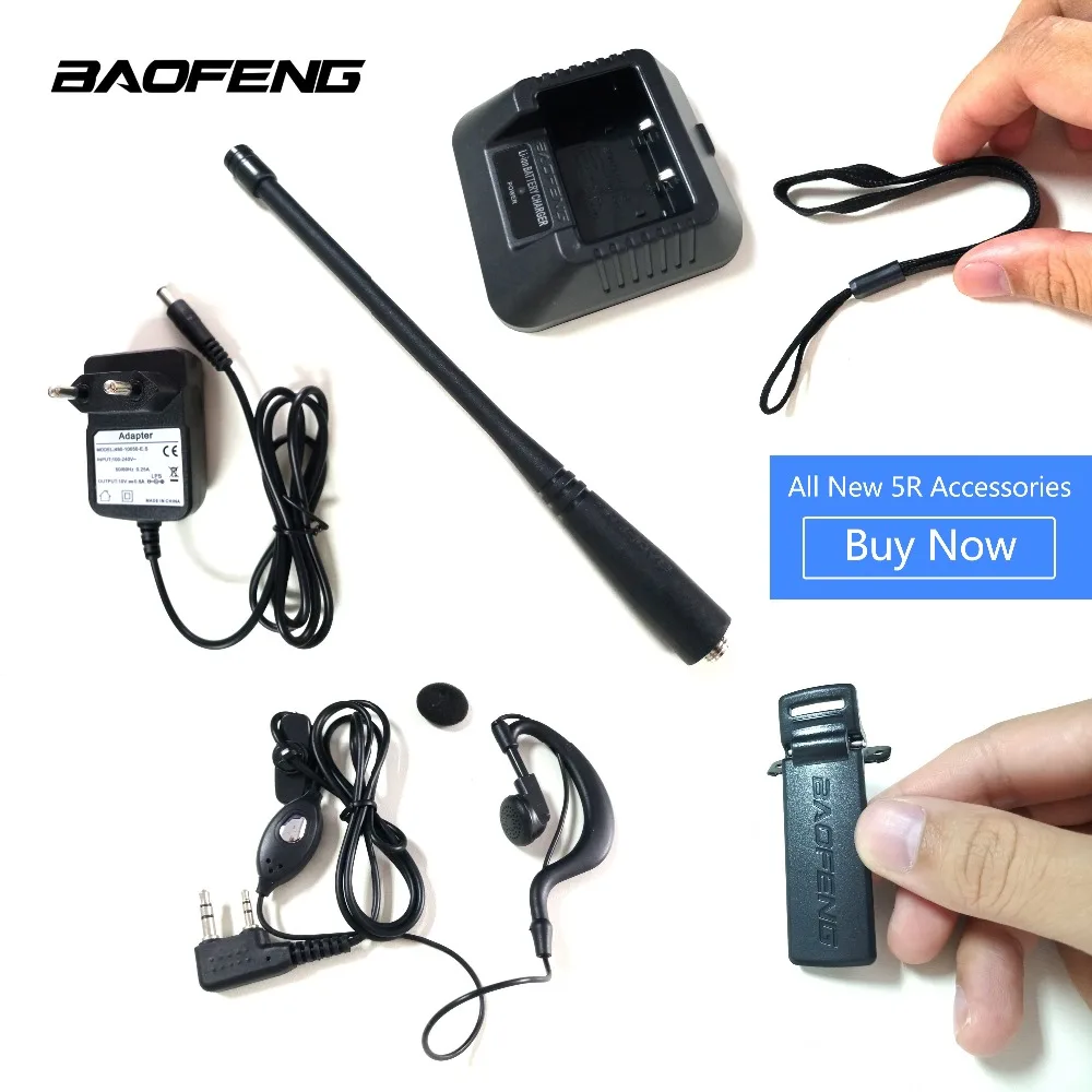 Baofeng UV-5R портативная рация портативная версия UV 5R CB радиостанция короткая антенна двухдиапазонная VHF UHF 5 Вт UV5R Ham двухстороннее радио