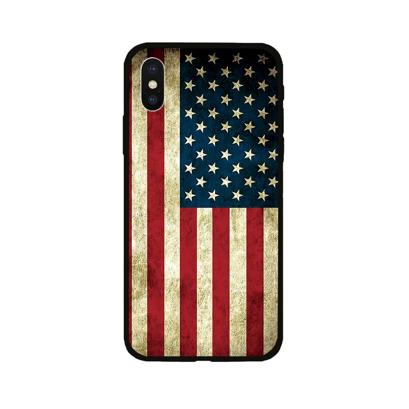 Fashion pattern Coqu Black TPU Soft Mobile Phone Case for Apple iPhone 7 8 Plus X Xs Max XR 5s 5 SE 6 6s Cover Coque |