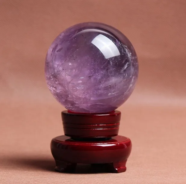 Бразилия натуральный Уругвайский светильник фиолетовый Кристальный шар дома