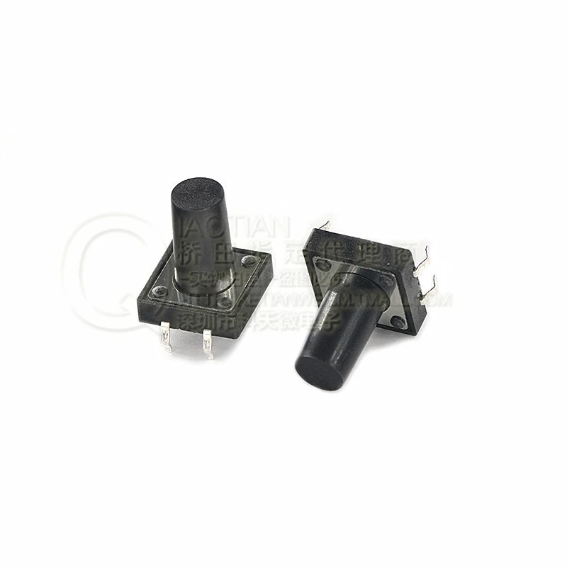 12*12*15MM Tact Switch Vertical 4 Pin Imported Shrink Micro (50PCS) | Обустройство дома