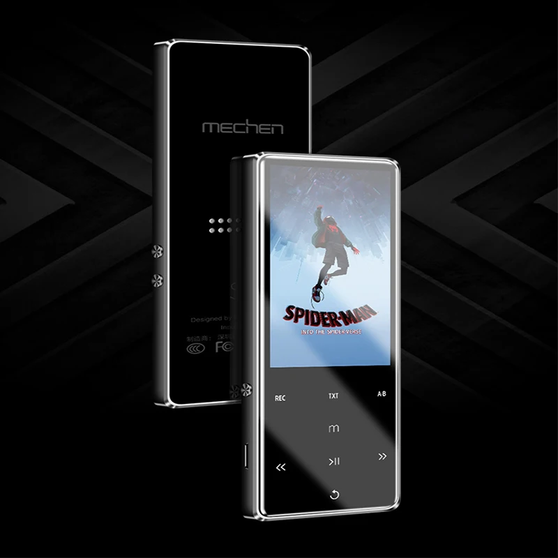 MECHEN S3 2 4 дюймов Портативный MP3 плеер bluetooth HiFi музыкальный 800 мАч без потерь fm радио
