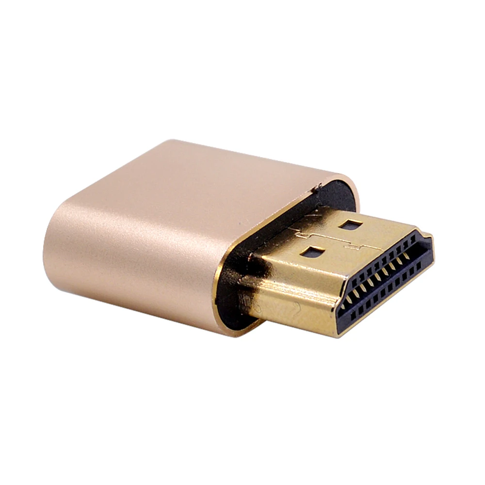 CHIPAL 10 шт. VGA виртуальный дисплей адаптер HDMI штекер DDC EDID обманка Безголовый