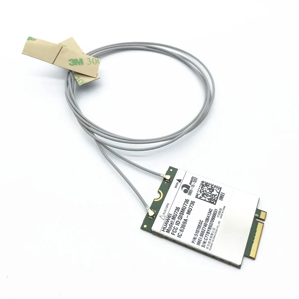 2 x MHF4 антенна для ноутбука для N5321GW MU736 ME906E EM7355 WWAN 3g/4G/LTE NGFF/M.2 для INTEL 7265 7260 8260 8265 модуль 53 см/20,8"