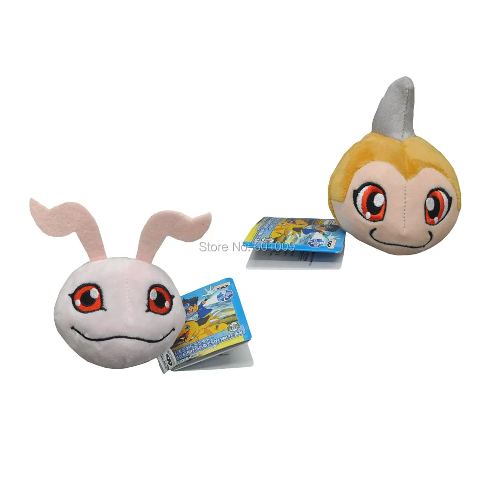 10 шт./лот kuromon Tunomon Digimon брелок плюшевая кукла мягкая игрушка 3 &quotв розницу|doll