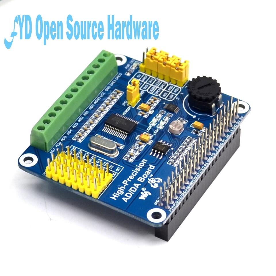 Высокая точность аналоговых устройств Raspberry AD DA цифровые аналоговые модули|da da|ci