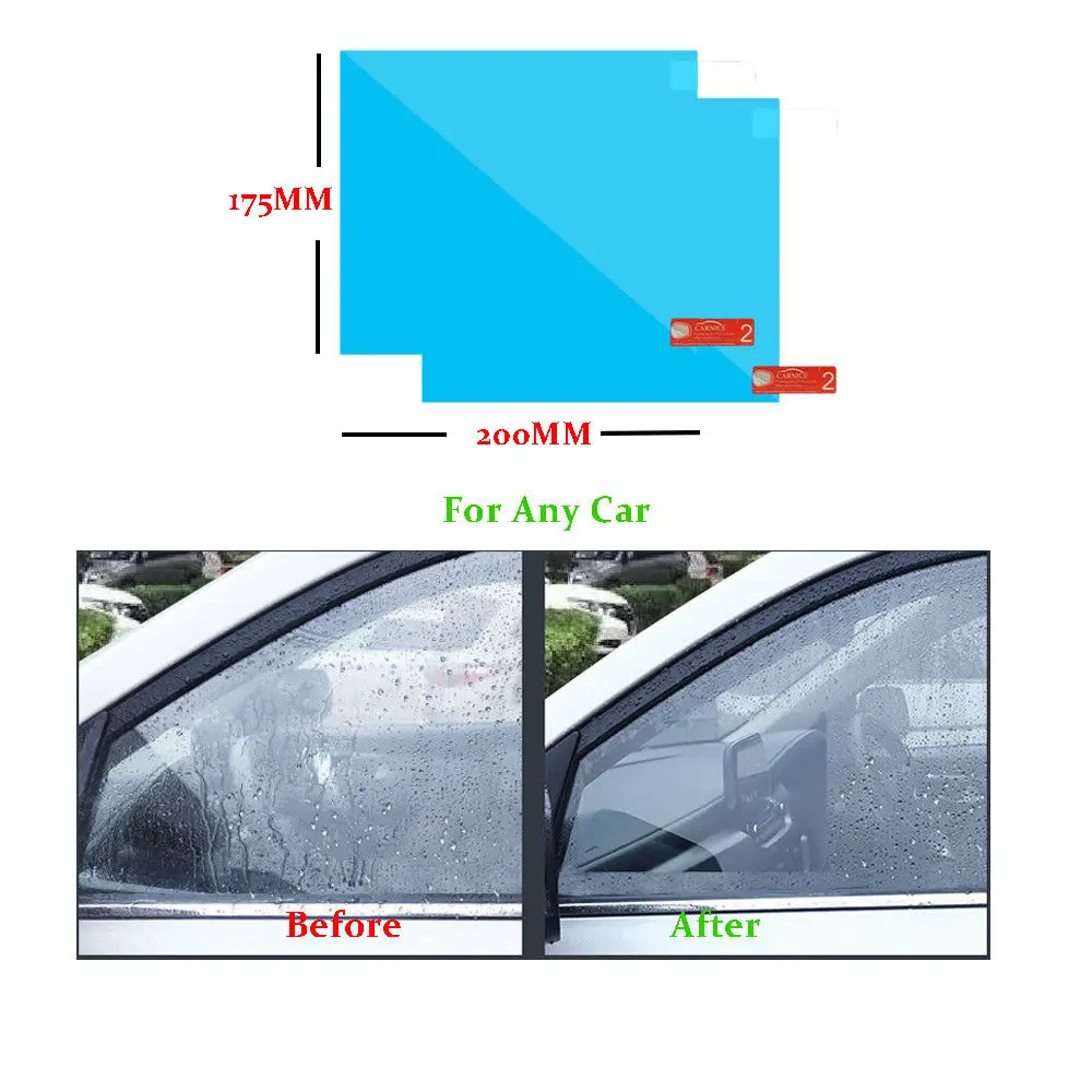 2 шт./компл. Автомобильная противотуманная непромокаемая Защитная пленка для
